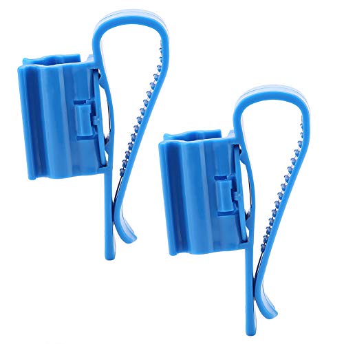 Bonbela Schlauchrohr 17 × 10 × 4 2pcs Fisch Montageklemme Wasserrohrröhre Klemme Kunststoffschlauchhalter