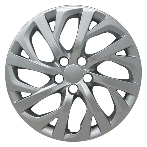 HubStar Hubcap Replacement for Toyota Corolla 2017-2019 Premium Replica 16-in Wheel Cover Silver (1-Piece)