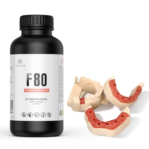 RESIONE F80 Flexible 3D Printer Resin, Elastic 405nm UV Printing...
