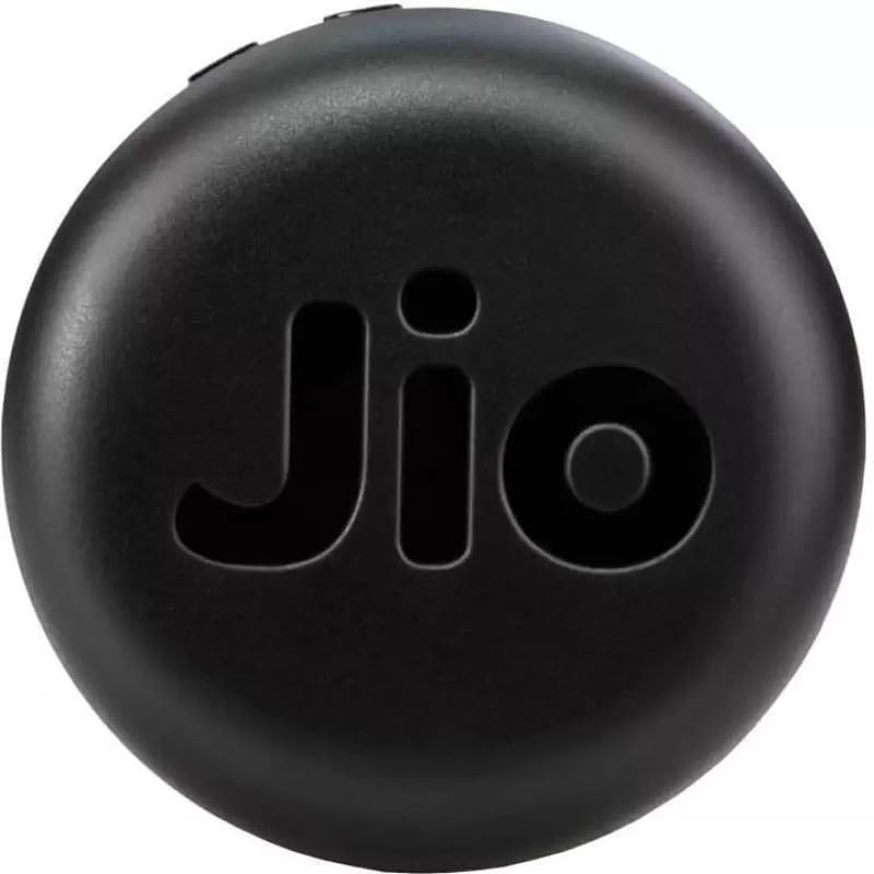 Image of Generic Jiofi 6 (Jmr1040) Wireless Data Card - Jio Wifi Hotspot Router (3000Mah Battery+Data Cable, Charger) (Black) - Dual Band