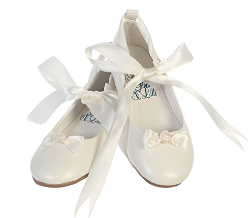 iGirlDress Ballerina Style Flats with Satin Ribbon
