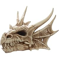 Puckator - Figura Decorativa de Calavera de dragón, Resina