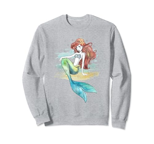 Sweat Ariel Disney Princess pour femme avec croquis de petite sirène