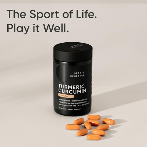 Sports Research Turmeric Curcumin with Coconut Oil