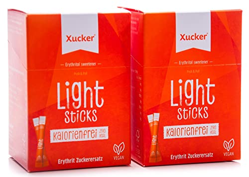 Xucker - 2er Pack Erythrit Light Sticks (2 x 250 g) Xucker - 2er Pack Erythrit Light Sticks (2 x 250 g)