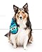Outward Hound Durablez Large Snake Stuffing-Free Squeaky Plush Dog Toy for Puppies & Dogs - Interactive, Soft Yet Tough, No Mess, Jumbo Squeaker, Long-Lasting Play, 24.5 inch, Blue