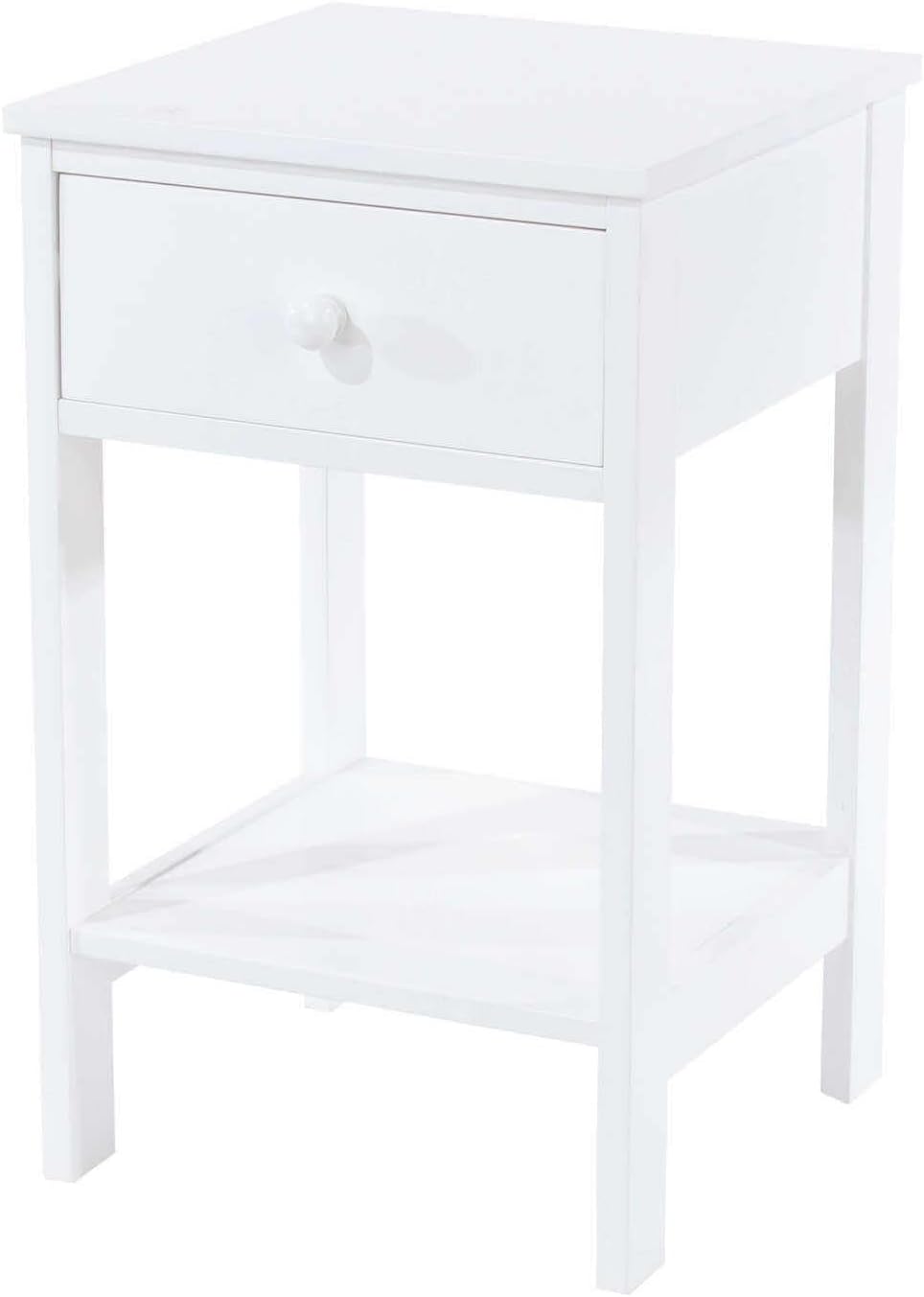 Home Source Rydal Petite Bedside Table 1 Drawer Nightstand