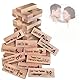 Mailfull The Lust Tower Blocks Blockspiele for Paare 48 Holzblöcke mit Fragen und Herausforderungen Valentine Tumbling Tower Stapelblockspiel