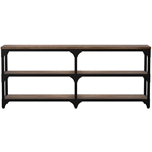 Acme Gorden Console Table - 72680 - Weathered Oak & Antique Silver #TOP3