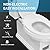 Toilet Bidet Seat Elongated, Non-Electric Bidet Seat, Swash Seat with Adjustable Water and Dual Nozzle System for Bathroom, Easy Installation, White Bidet Attachment