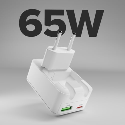Cargador rápido USB-C de 65W para iPhone, Android y PC portátil 2