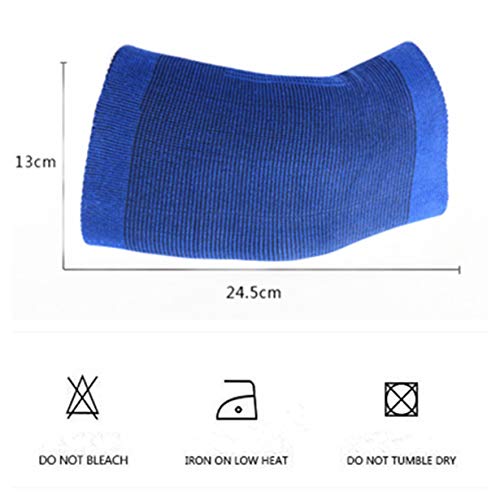 Kids Knee Sleeve Brace - Children Patella Pad- Knee Support For Girls, Boys - Soft Knitted Brace For Juvenile Arthritis Relief, Joint Pain, Meniscus Pain, Sports, Basketball, Running-Blue (1 Pair) #TOP5