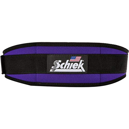 Schiek Sports Model 2004 Nylon 4 3/4" Weight Lifting Belt - Small - Purple #TOP1