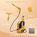 CZOALX Kids Clean Car Wash Toy Toddler Cleaning Set Car Washing Kit,Powerful Manual Pressure Washer with Scraper,Sponge,Rag,Pretend Play Toy Gift for Boys Girls Ages 3+