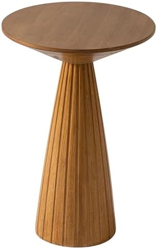 COZAYH Martini Pedestal Table, Small End Table - Drink Stand with...