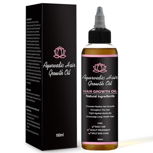 Lifewithqueenp Hair Care Growth Oil, Ayurvedic Hair Growth Oil, Lightweight Natural Herbs Scalp Oils for All Hair Types (1)