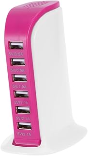 Hemobllo Adaptador Universal De 6 Portas USB A Carregador Adaptador De Tomada Universal Carregador De Porta Adaptador USB Adaptador USB De 6 Portas Carregamento Rápido Telefone Celular