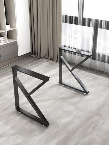 Regulowane 2 szt. Metalowe nogi stołowe typu X, nowoczesny design przemysłowy, odporne na rdzę 50 cm, trwałe złote wykończenie, idealne na stoły jadalne i wystrój domu
