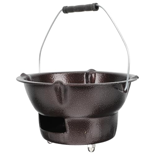 Poêle à charbon Alipis en fer résistant pour barbecue - 2