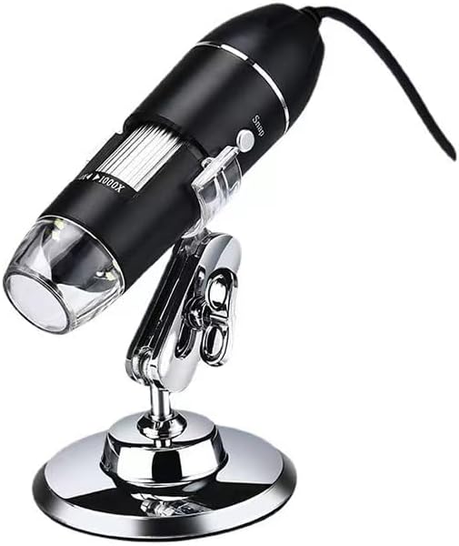 Amazon.com : Bysameyee USB Digital Microscope 40X to 1000X, 8 LED ...