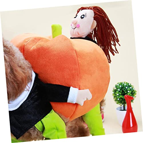 Disfraz de Calabaza para Perro Kisangel Halloween S miniatura 2