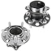 Autoround 512332 Pair Rear Wheel Bearing and Hub Assembly Compatible with Jeep Compass/Patriot 2007-2017, Chrysler 200 2011-2014, 5 Lug w/ABS