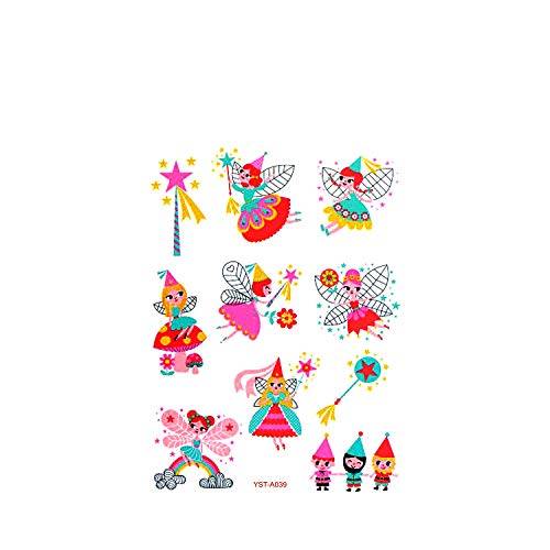 Kids Temporary Tattoos - More Than 290 Easy-to-Use Tattoos for Children (Assorted - 21 Sheets) - Thumbnail 7