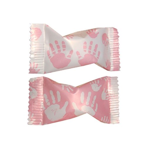 Baby Toes Pink Baby Shower Party Mints (50 ct)