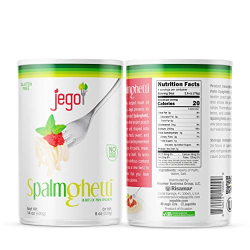 Spalmghetti Low Carb Pasta Spaghetti Noodles (3 Pack) + Palmsticcio Lasagna Noodles (3 Pack) | Healthy Hearts Of Palm Keto Pasta | 3G Of Carbs | Gluten Free | No Sugar Added #TOP1