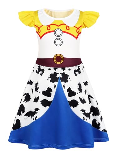 AmzBarley Girls Nightgowns Princess Pajamas for Toddler Kids Sleepwear Nightdress Little Girls Nightie Dress