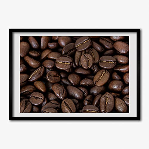 Cadre photo MDF Tulup 70x50 cm pour habiller un mur vide avec style grains de café