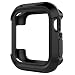 Compatible Apple Watch Case 42mm Shock-Proof and Shatter-Resistant Protector Bumper iwatch Case for Series 1 2 3 Black (No Screen Cover)