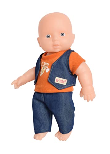 Image of EL FIGO Cute Little Real Looking Doll in Exclusive Dress Doll for Kids (Rotatable Legs Arms with Removable Clothes Set 28 cm)