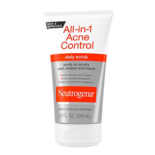 Neutrogena All-In-1 Acne Control Daily Face Scrub to Exfoliate and Treat Acne, Salicylic Acid Acne Treatment, 4.2 fl. oz - image 6