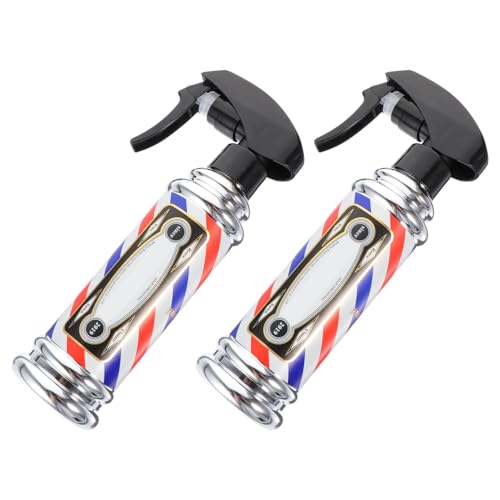 Healvian 2 Piezas Botellas Pulverizadoras de Agua para Peluquería Pulverizador de Niebla Fina para Hidratación Capilar y Limpieza Spray Plástico Sellado Antigoteo para Salón y Uso Doméstico