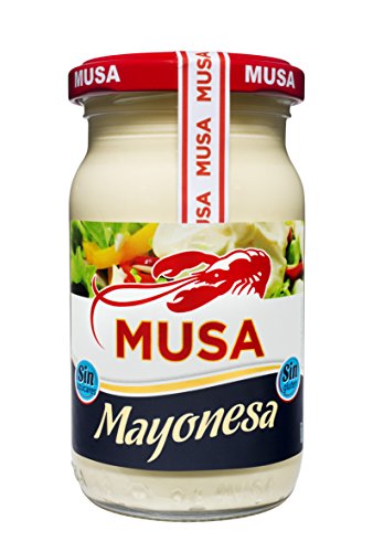 Musa Mayonesa Sin Azúcares Añadidos, 225ml, frasco de cristal