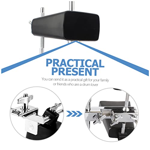 ibasenice Drum Cowbell Mount Clamp Clip para Batería Versátil Accesorio de Percusión Fácil de Instalar Diseño Resistente al Desgaste miniatura 4