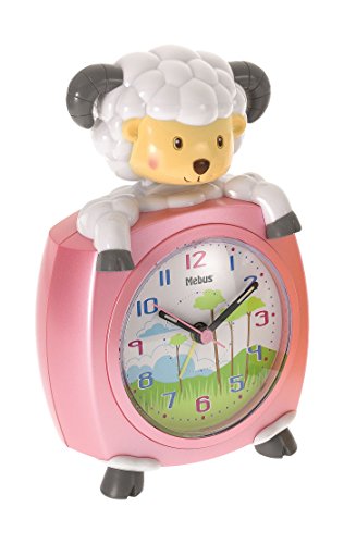 Preisvergleich Produktbild Mebus Quarz-Kinderwecker Schaf pink 26617