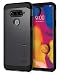 Produktbild Spigen Tough Armor, LG V40 ThinQ Hülle, A31CS25043 Stoßabweisende Doppelte Schutzschicht Handyhülle für Extrem Fallschutz Schutzhülle Case (Graphite Gray)
