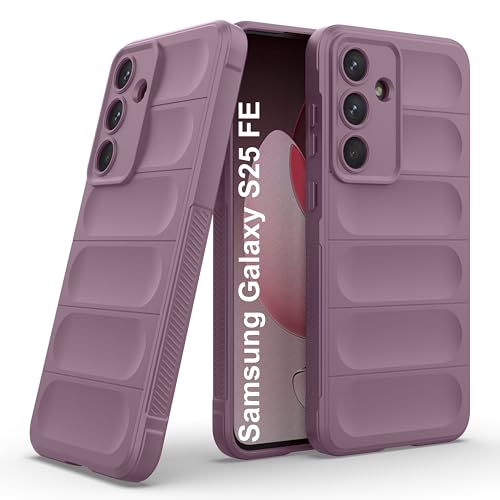 Image of Zapcase Back Case Cover for Samsung Galaxy S25 FE | Compatible for Samsung Galaxy S25 FE Back Cover | Liquid Silicon Magic Case with Camera Protection | Lavender