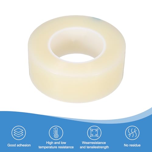 Image of PATIKIL Removable Protective Film Tape, 2 Inch x 656 ft PE Surface Protective Scratch Film Tape Roll for Furniture Electrical Appliances Plastic Hardware Medium Stickiness Clear