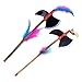 plastique et bambou indien Tomahawk Axe pour Halloween Costume accessoire enfants jouet (couleur aléatoire de plume) Décorations