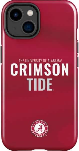 Skinit Impact Phone Case Compatible with iPhone 15 - Officially Licensed University of Alabama Roll Tide Roll Design