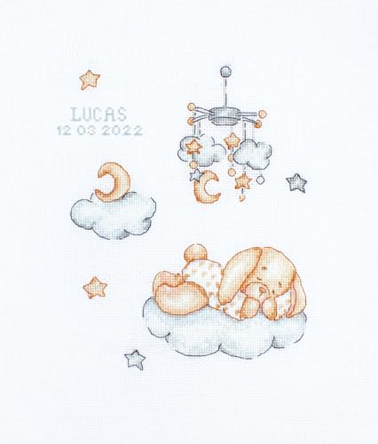 Image of Cross Stitch Kit Luca-S - Sleepy, B1193