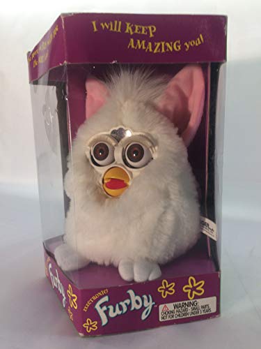 Furby Model 70-800 White "Snowball" Series 1 Electronic Furbie
