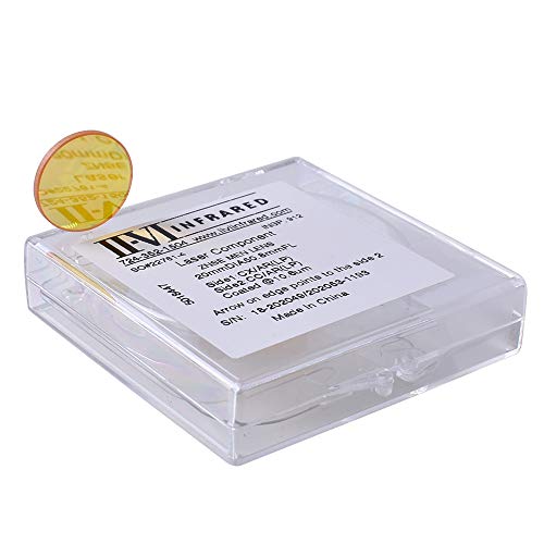 II-VI Infrared CO2 Laser Focus Lens Dia.19.05mm 20mm FL 38.1 50.8 63.5 76.2 101.6 mm for CO2 Laser Cutting Machine Lenses ZnSe (II-VI D19.05 F63.5)