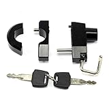 vn900 - Farbe: Schwarz GIAOGIAO Helmschloss Lenker 25 mm passend für Kawasaki VN 800/900/1500/1600/1700/2000 Vulcan Classic VN800 VN900 VN1500 VN1600 VN1700 VN2000