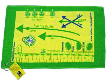 The Teaching Towel Training Aid Learn Golf Improve New