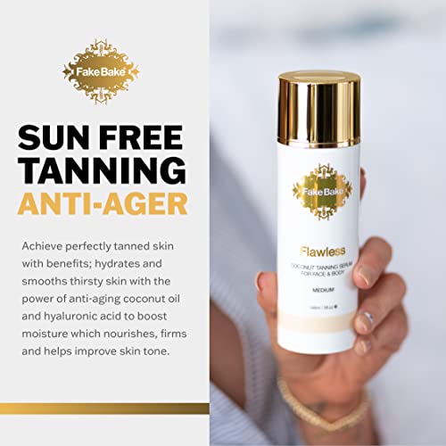 Fake-Bake-Flawless-Coconut-Sunless-Tanning-Serum-with-Hyaluronic-Acid-Lightweight-Illuminating-Face-Body-Gradual-Self-Tanner-Hydrating-Rejuvenating-Skin-Care-for-Women-Men-5-oz