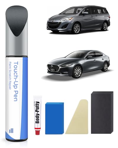 Kit de lápiz de pintura perla gris meteoro 42A para Mazda – Coincidencia exacta para chips y arañazos